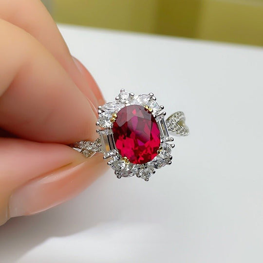 Red Exclusive Collection - anillo ajustable bañado en plata 925 - Podios