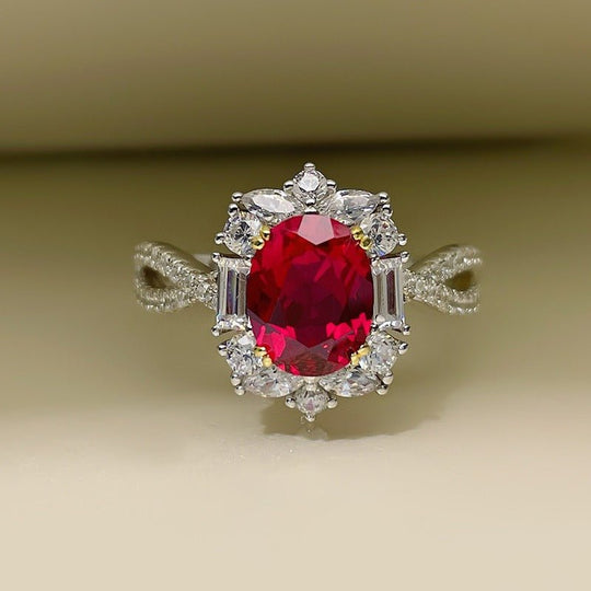 Red Exclusive Collection - anillo ajustable bañado en plata 925 - Podios