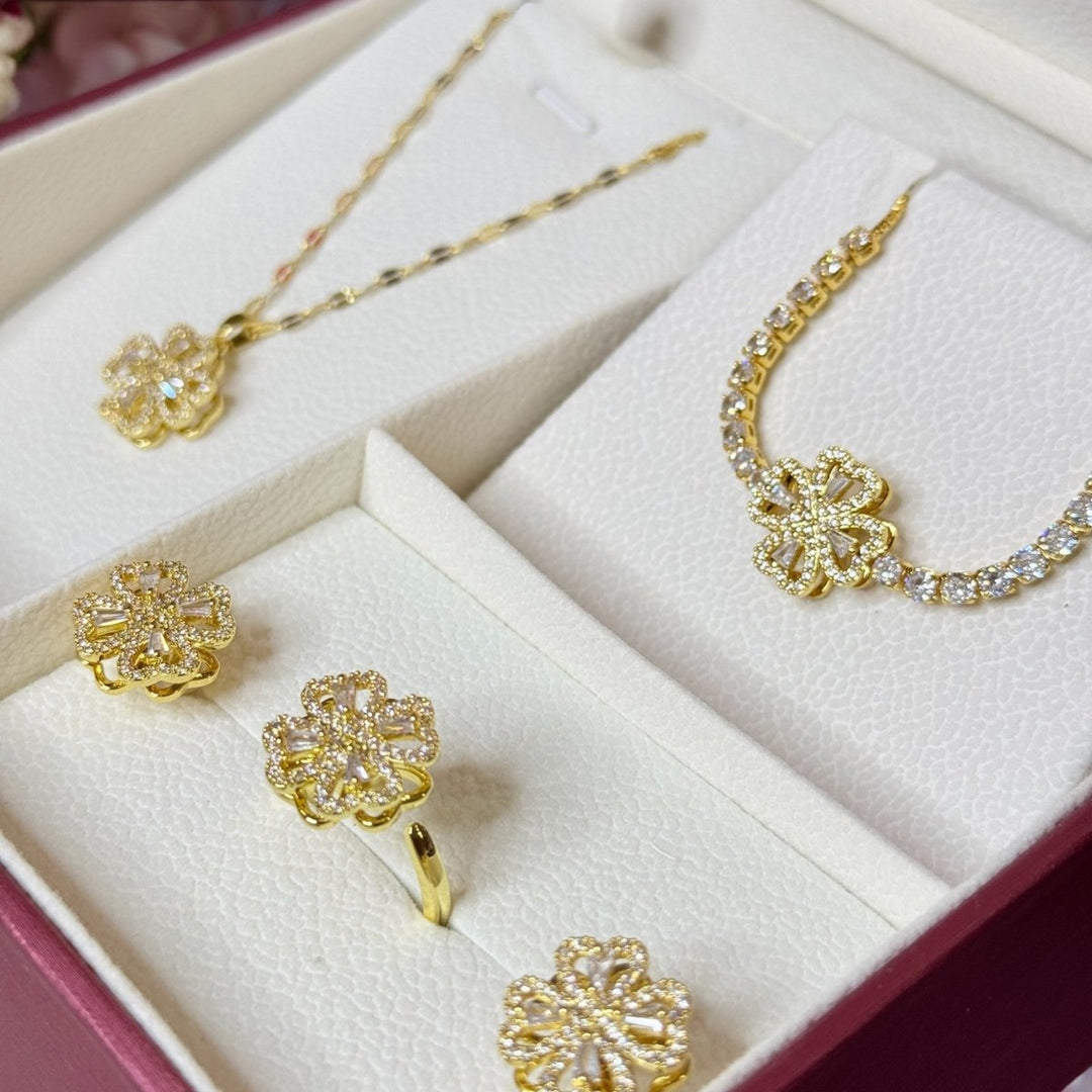 Set de Flores Giratorias - girasoles - tréboles - margaritas - Podios