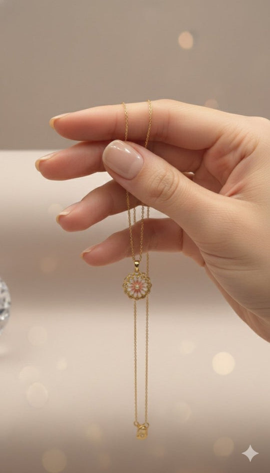 Set de Margaritas 4x - set giratorio de flores de 12 pétalos - Podios