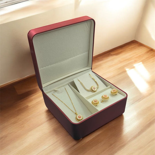 Set de Margaritas 4x - set giratorio de flores de 12 pétalos - Podios