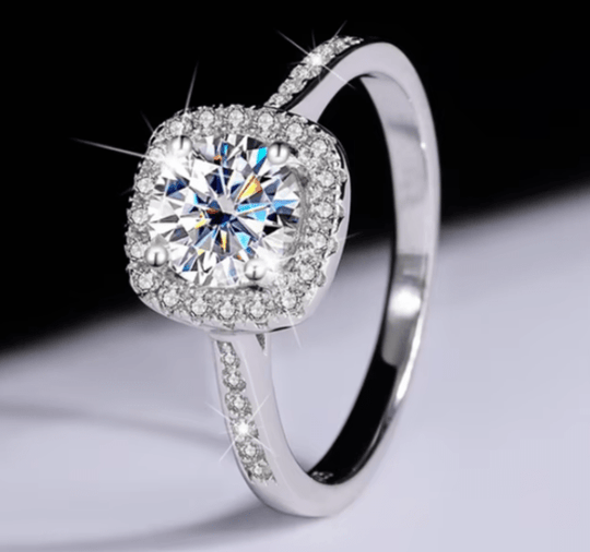 Set Forever Love - Regalo único con collar, aros y anillo ajustable en Plata 925 - Podios