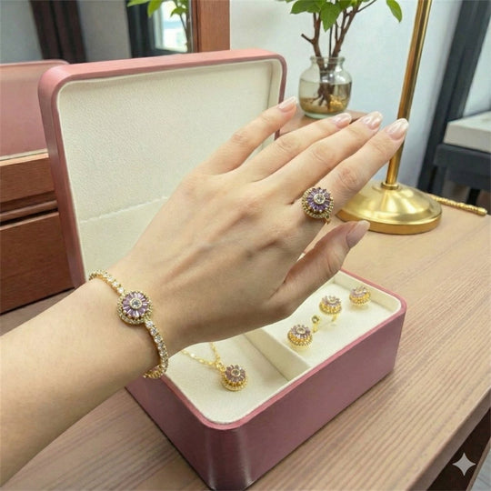 Set Rayito de Sol - set giratorio de flores de 12 pétalos - Podios