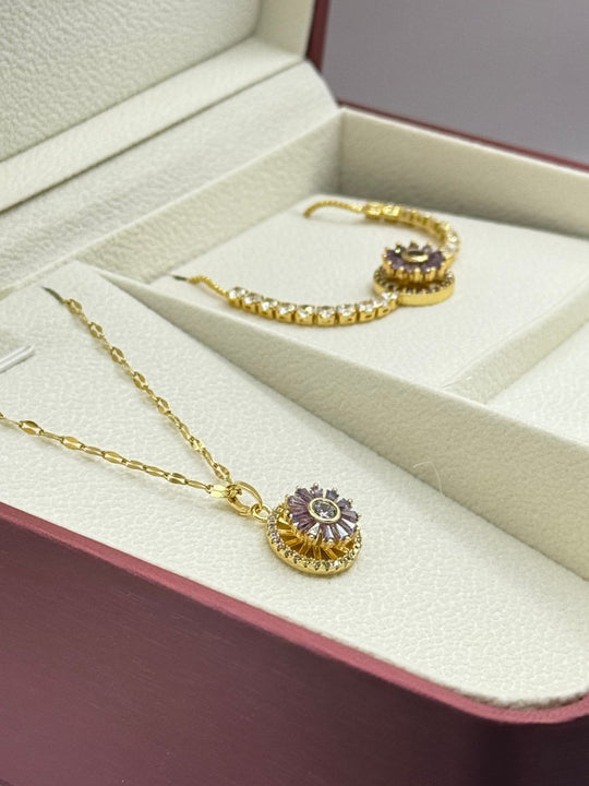 Set Rayito de Sol - set giratorio de flores de 12 pétalos - Podios