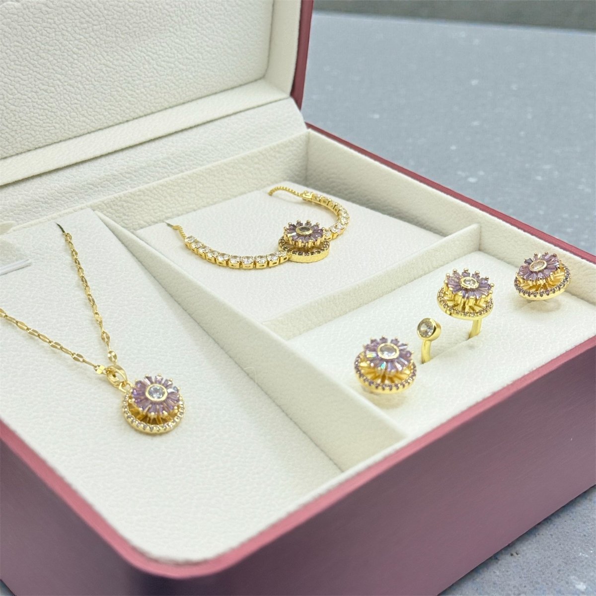 Set Rayito de Sol - set giratorio de flores de 12 pétalos - Podios