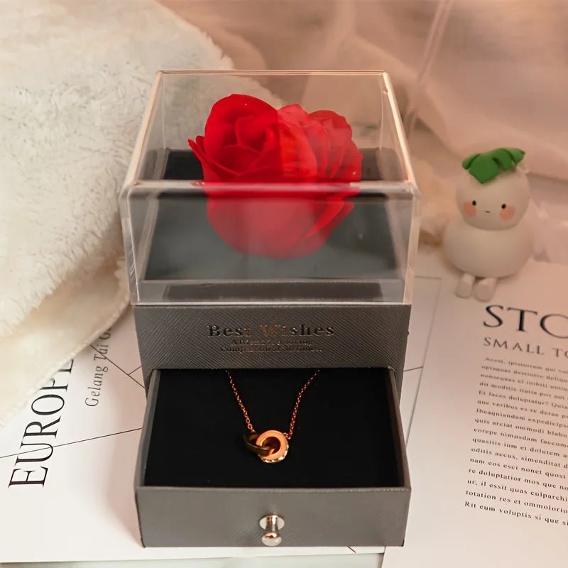 Silver Passion™ Collar plateado en romántica caja joyera - Podios