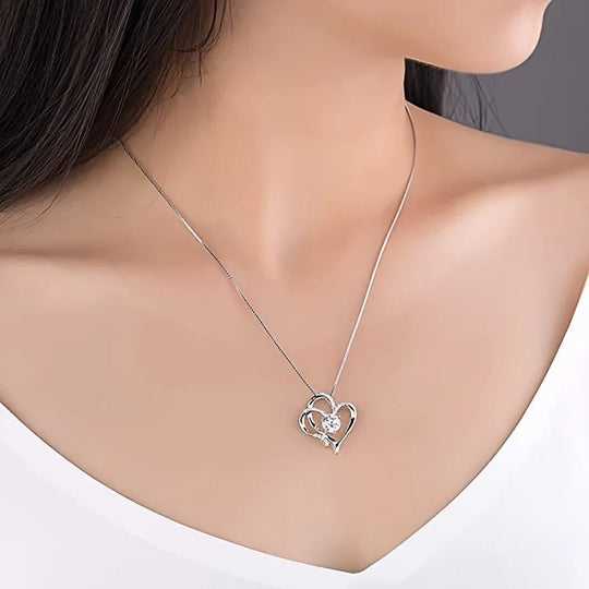 Silver Passion™ Collar plateado en romántica caja joyera - Podios