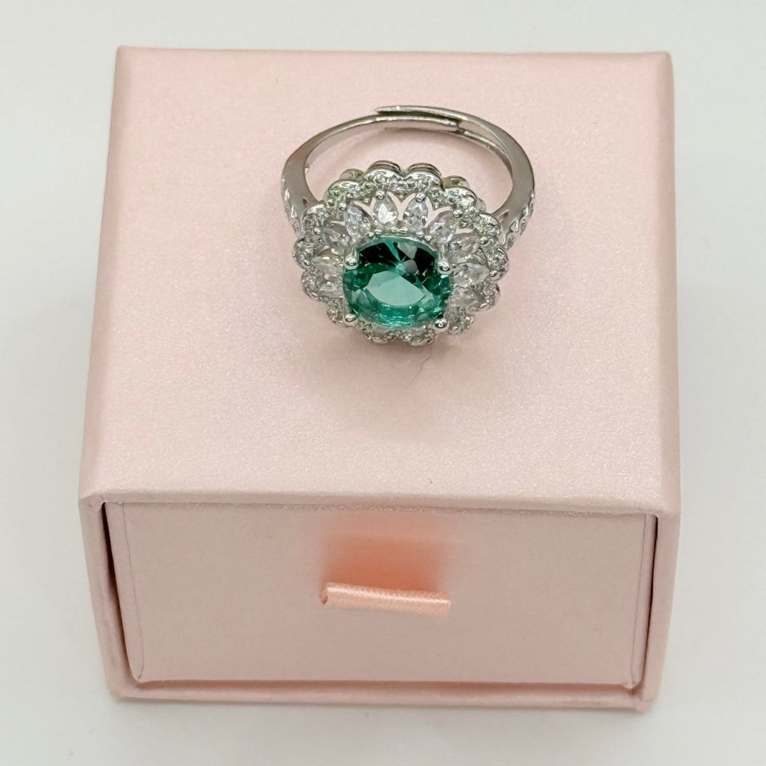 Spoir Exclusive Collection - anillo ajustable bañado en plata 925 - Podios