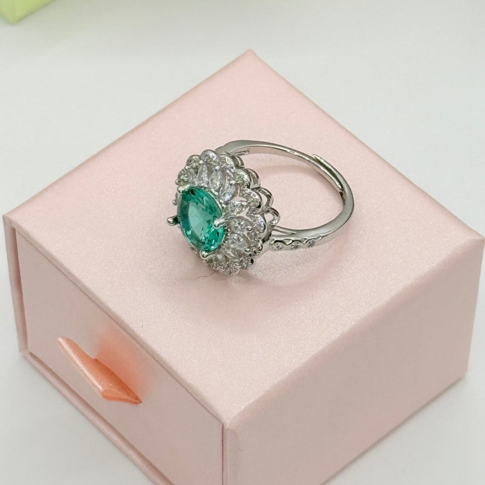 Spoir Exclusive Collection - anillo ajustable bañado en plata 925 - Podios