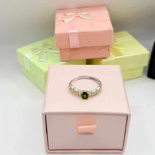 Spoir Tiny Exclusive Collection - anillo ajustable bañado en plata 925 - Podios