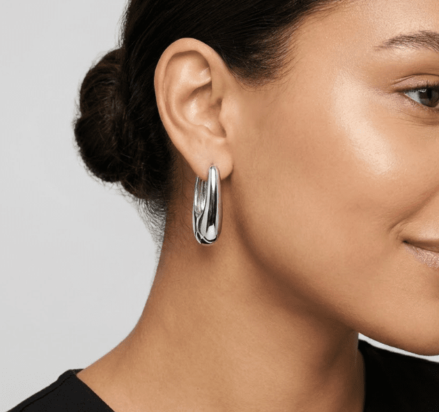 U&me Icon™ Aros enchapados en oro 18k y plata 925 - Podios